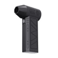 High-speed mini handheld dust blower in black with brushless motor, 4-speed modes, and compact 130x78x38mm design