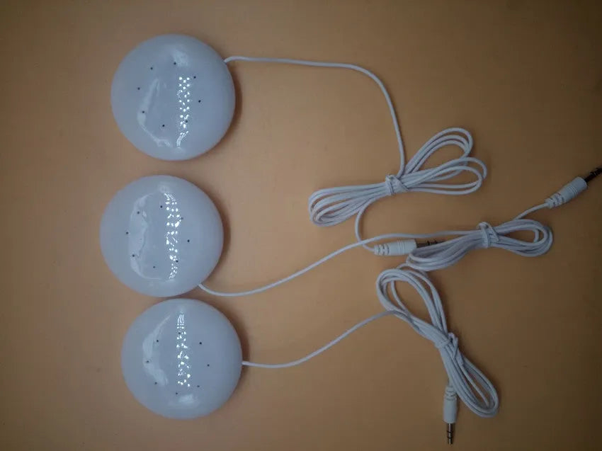 Mini portable pillow speaker audio accessory for high fidelity home use, single unit