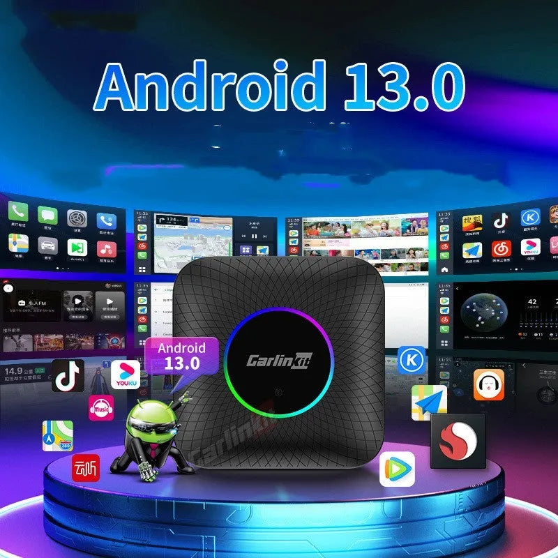 CarPlay wireless adapter box converts wired systems to wireless with Android 13 support