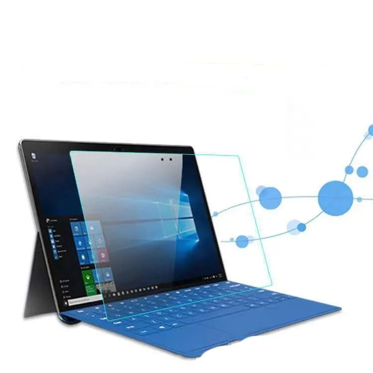 Tempered glass screen protector for Microsoft Surface Pro and Surface Go laptops and tablets.