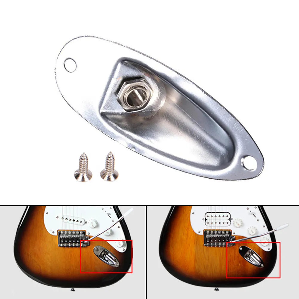 Electric guitar ST boat socket in alloy construction measuring 8.1x3.2x2.5cm