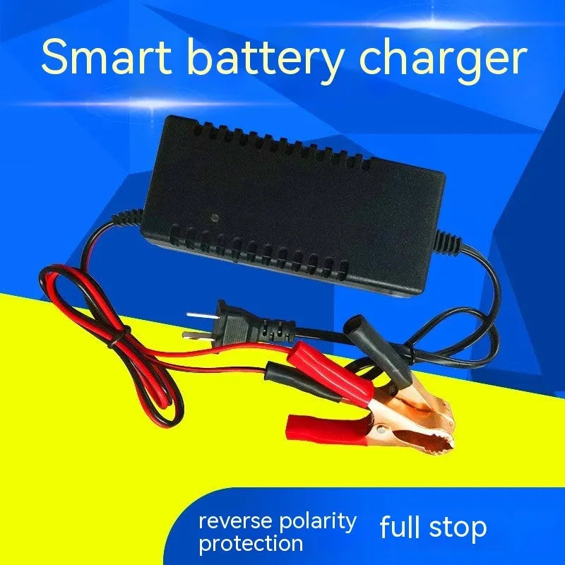 12V 3A lead acid battery charger for motorcycle car and EV applications with 100-240V input