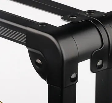 PVC suitcase-style storage box for hairdressing tools in black, gold or white colour options