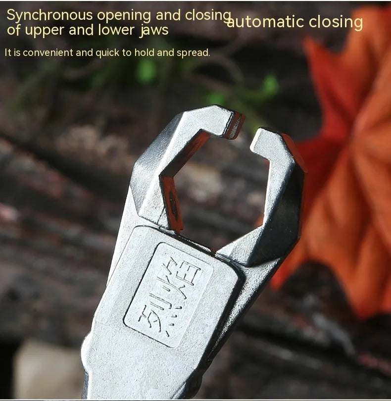 Zinc alloy archery release aid with two-axis harpoon clip and stainless steel spring mechanism
