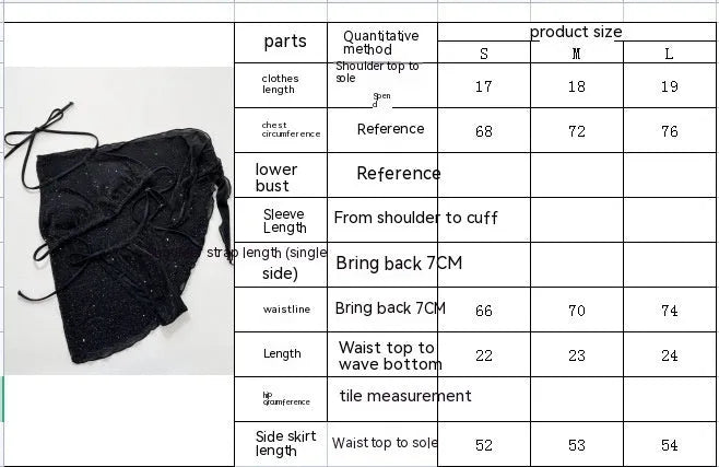 Black three-piece swimsuit bikini set with matching shorts on a mannequin