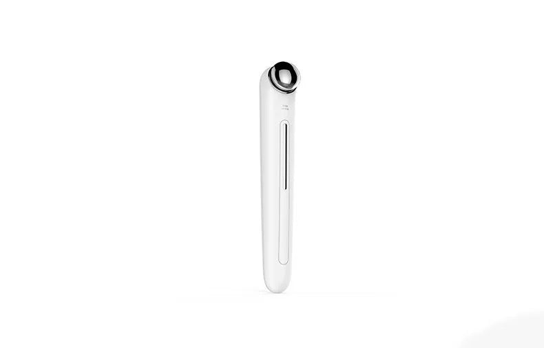 Beautefas portable eye massager in white, 148 x 24.5 x 23mm, with induction sensor strip