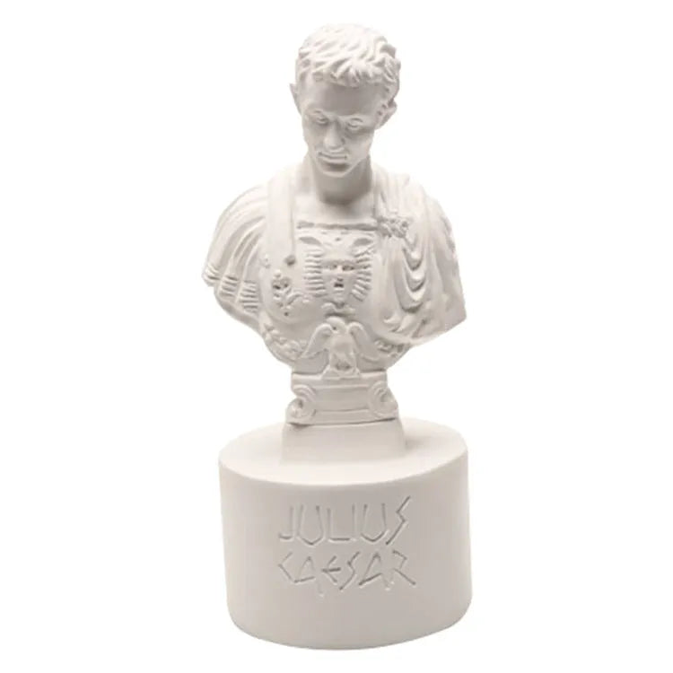 White American creative character modelling synthetic resin pen holder on a desk.