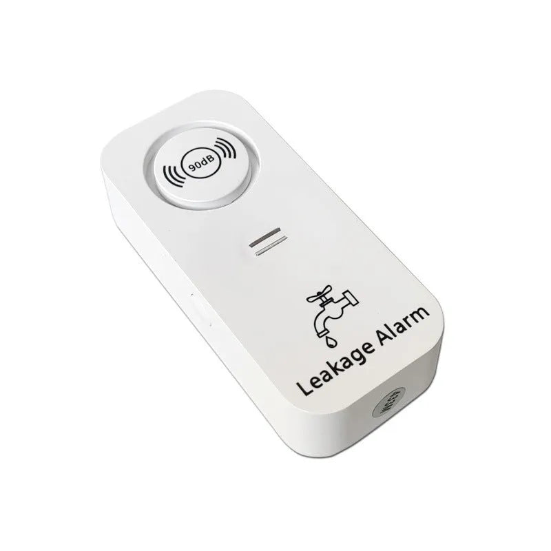 An independent wireless flood sensor alarm for water leak detection.