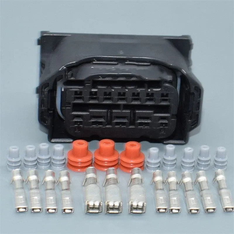 Black BMW headlight plug connector DJ7121W-1.5 2.8-21 for X1 E90 E92 models