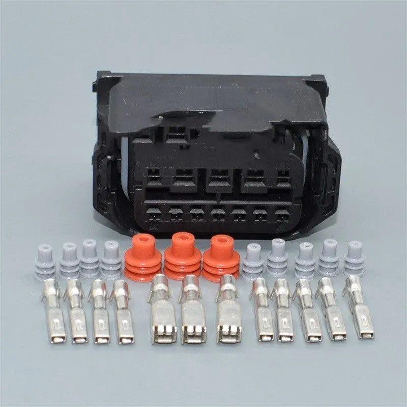 Black BMW headlight plug connector DJ7121W-1.5 2.8-21 for X1 E90 E92 models
