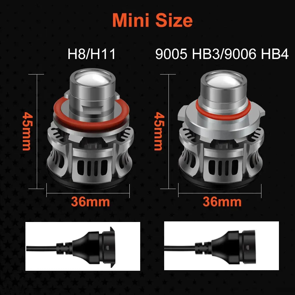 36W laser car fog lamp with aviation aluminium housing and 6000K white light for universal vehicle fit