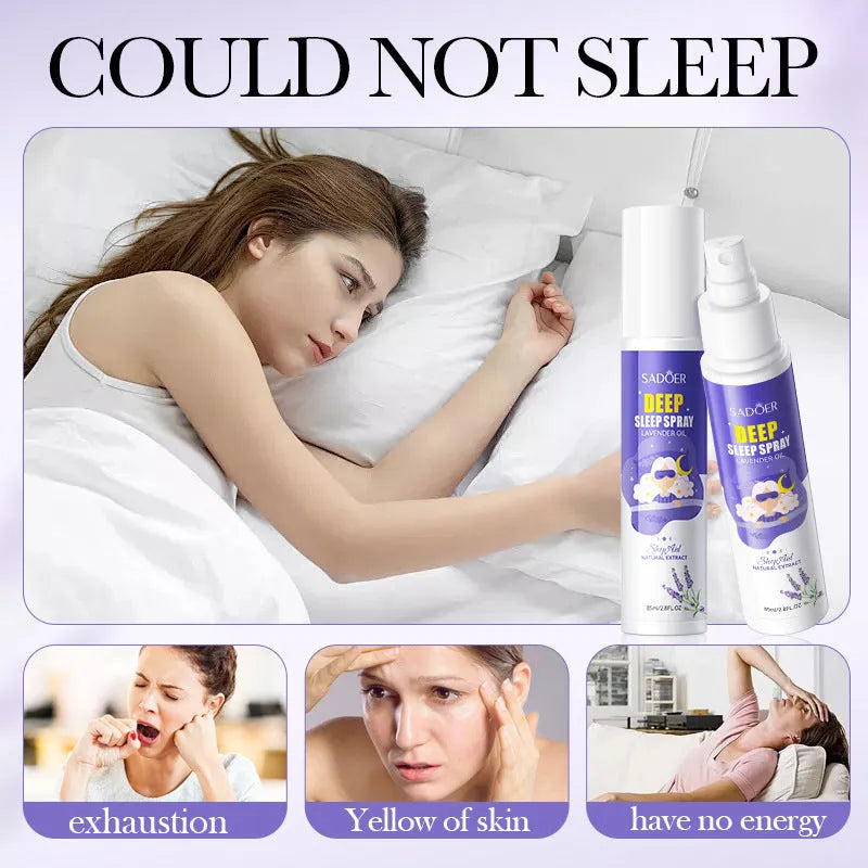 85ml fatigue relief sleep spray bottle for universal skin types