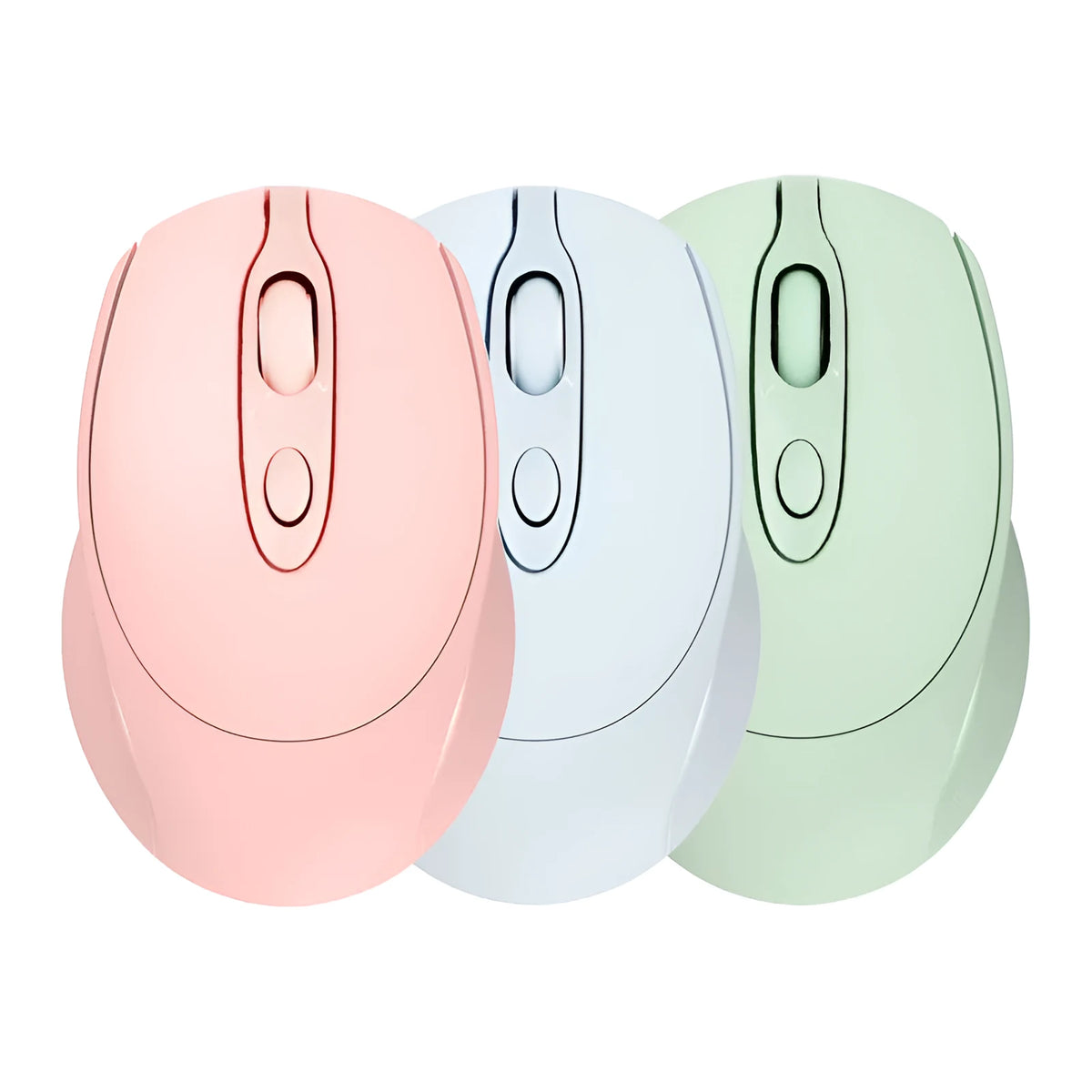 Wireless Bluetooth mute rechargeable optical mouse, 1600dpi, 2.4GHz USB, 104-66-38mm, 80g, laptop mouse