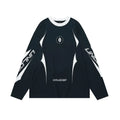 Men's grey khaki cotton pullover sweatshirt with drop-shoulder sleeves and a letter pattern