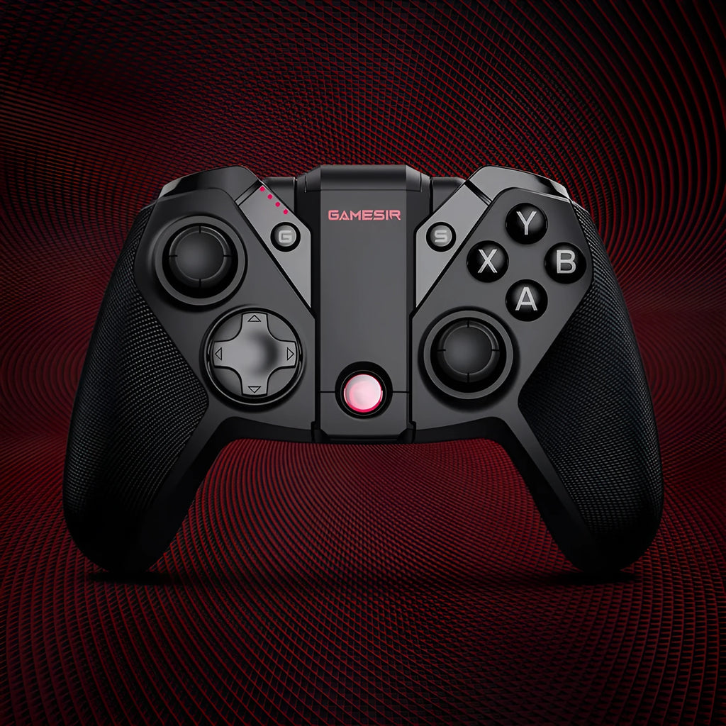 Black Gaishi wired PC game controller with type-C cable and analog sticks.