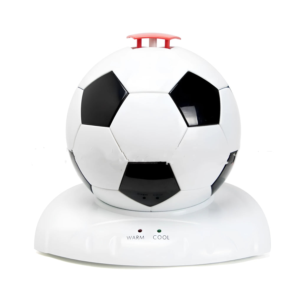 4L car refrigerator portable mini fridge black white football design 28.5x33.5x33.5cm