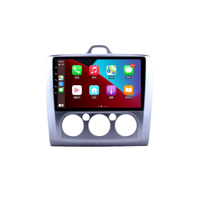 9-inch Android car head unit with touchscreen for Volkswagen Fox dashboard installation