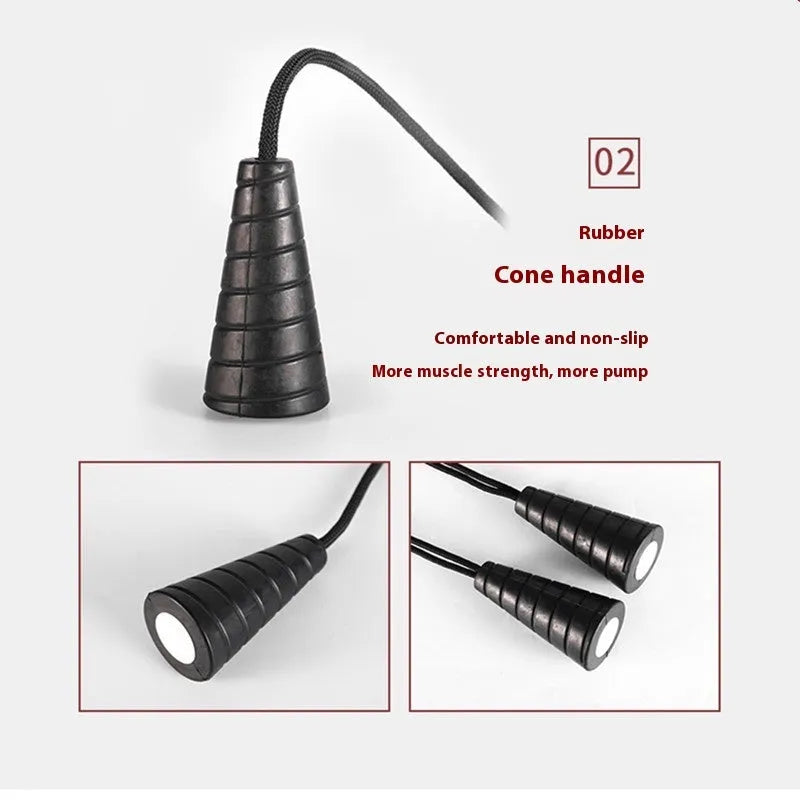 Rubber tapered spiral handle chest expander pair in monolever colour for fitness training