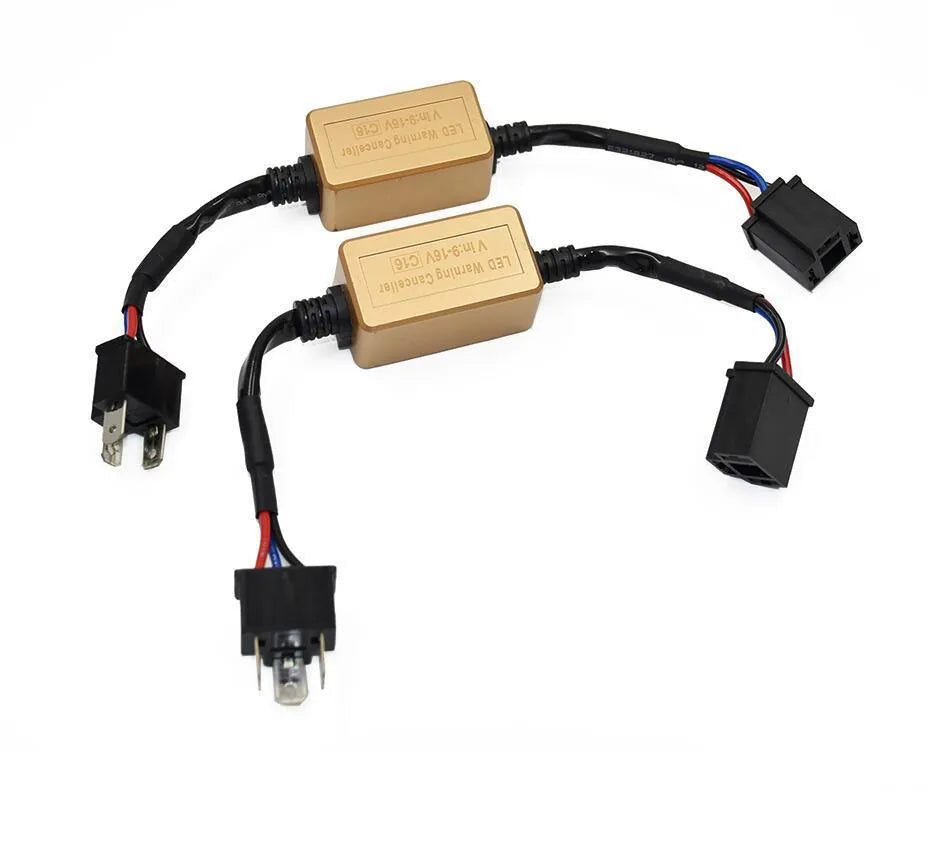 Black LED car headlight CANBUS decoder for H4 H7 H11 H13 H1 models