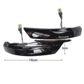 Ford Focus rearview mirror waterfall light accessory in ABS with yellow or yellow/blue LED options