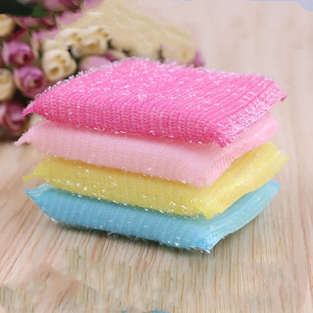Pinstripe fabric sponge mop in macaron colours for kitchen cleaning
