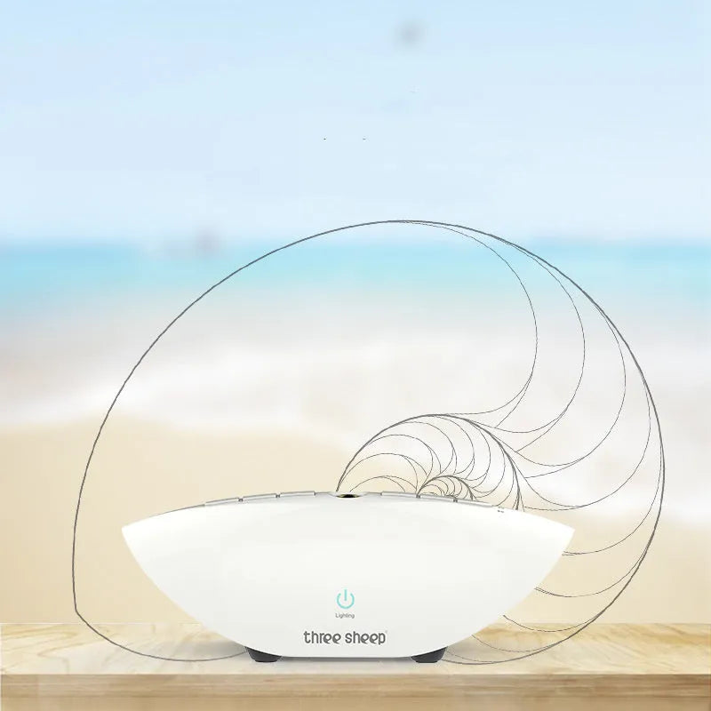 White noise sleep aid machine with mechanical controls showing timer buttons and USB port