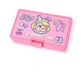 Korean cartoon sticker set with 16 square designs and storage box for suitcase and laptop decoration