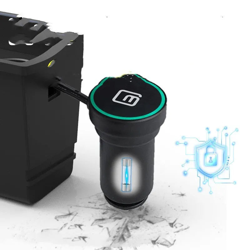 Volkswagen Lavida Pola Weiling car charger with QC3.0 fast charging in ABS casing