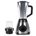 Multifunctional household grinder and juicer with stainless steel body, 20x40cm, available with glass or stainless steel cup