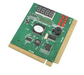 Four-digit PCI motherboard fault diagnosis card with signal lamp, buzzer and digital tube, 8 x 9 cm