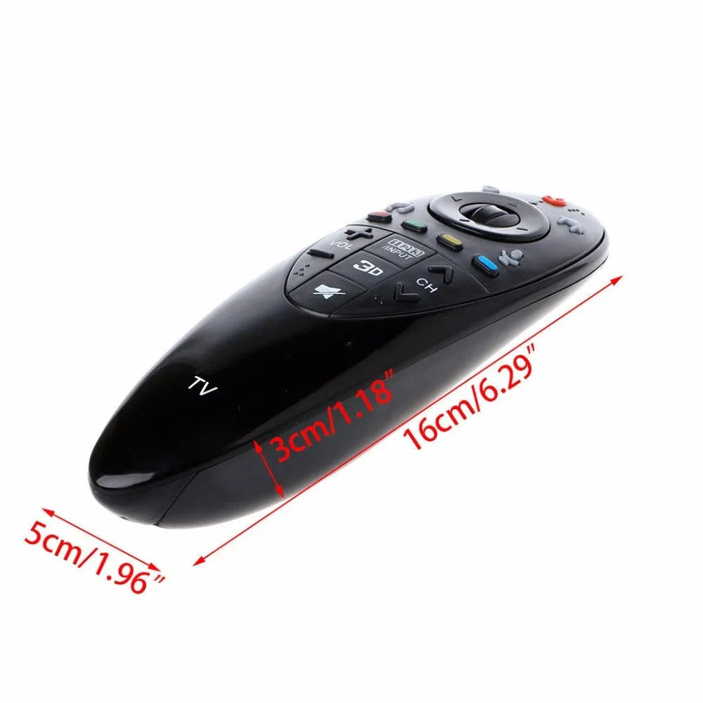Black LG television replacement remote control for AN-MR500 models on a white background.