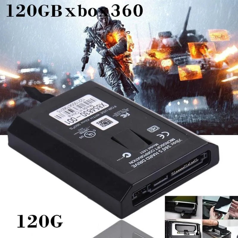 Xbox 360 120GB internal hard drive for Xbox 360 E and Slim consoles