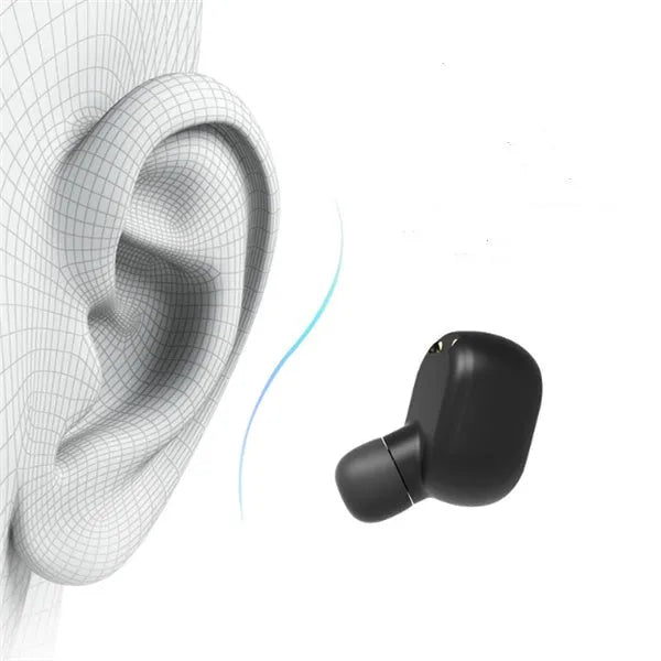 M1 Bluetooth wireless stereo headset in black or white colour with earbud design