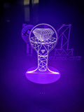 Transparent acrylic BTS Tower Gem display stand measuring 18cm tall