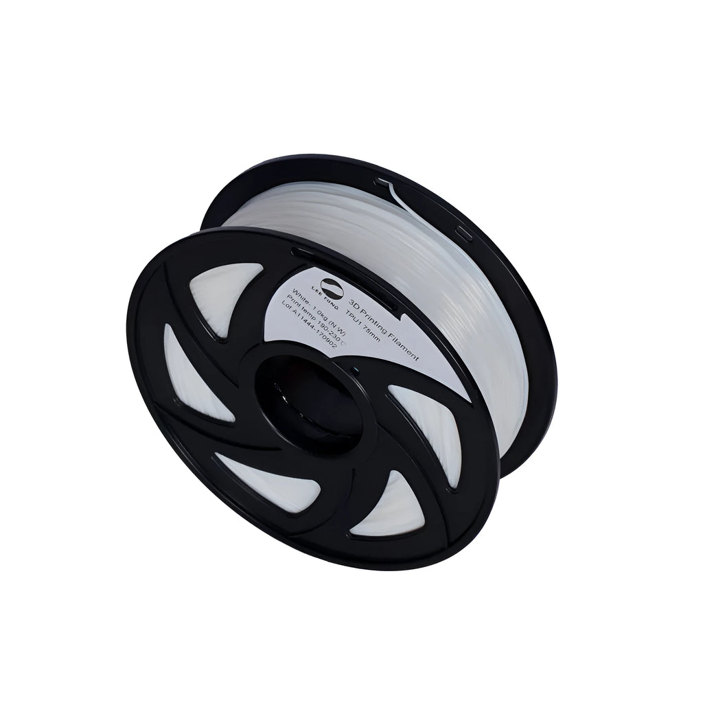 TPU 3D printing filament for rapid prototyping and 3D printing pens, available in black or white