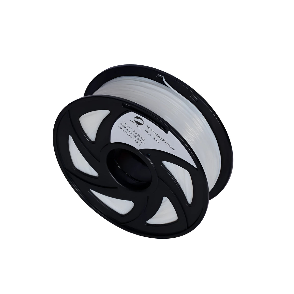 TPU 3D printing filament for rapid prototyping and 3D printing pens, available in black or white
