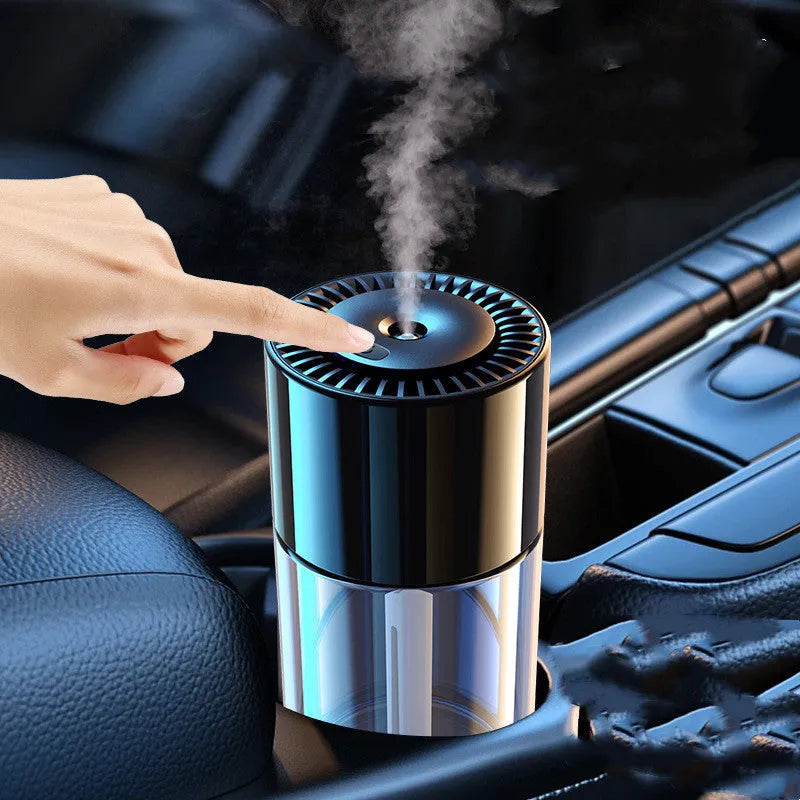 AI intelligent spray perfume humidifier with glass perfume seat and USB plug-in connection