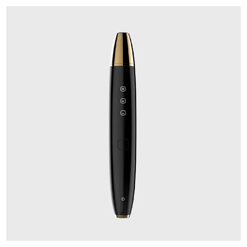 Black eye lift beauty instrument with rechargeable battery on a clean surface