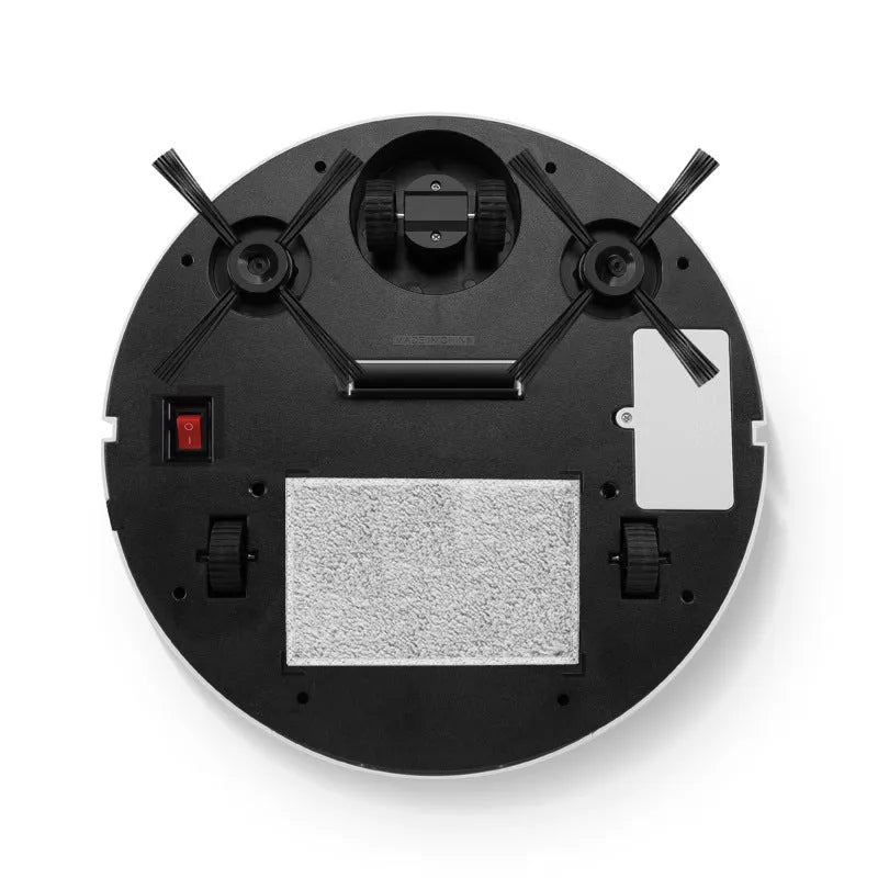Automatic sweeping robot cleaner with circular 28cm design and one-touch operation controls