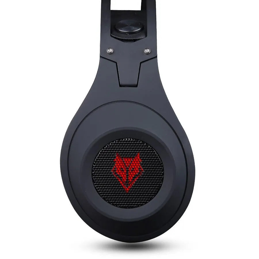NUBWO N2 black or silver wired gaming headset with over-ear design and adjustable headband