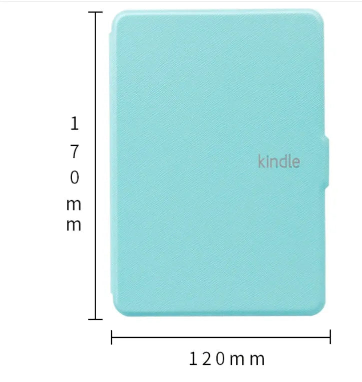 Kindle Paperwhite leather case in black, microfiber leather, 170x120x10mm size