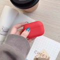 AirPods Pro protective plastic case in multiple colour options showing compatibility with Apple wireless earbuds