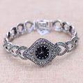 Love Thai Silver heart-shaped diamond processing women's bracelet watch in Photo Colour