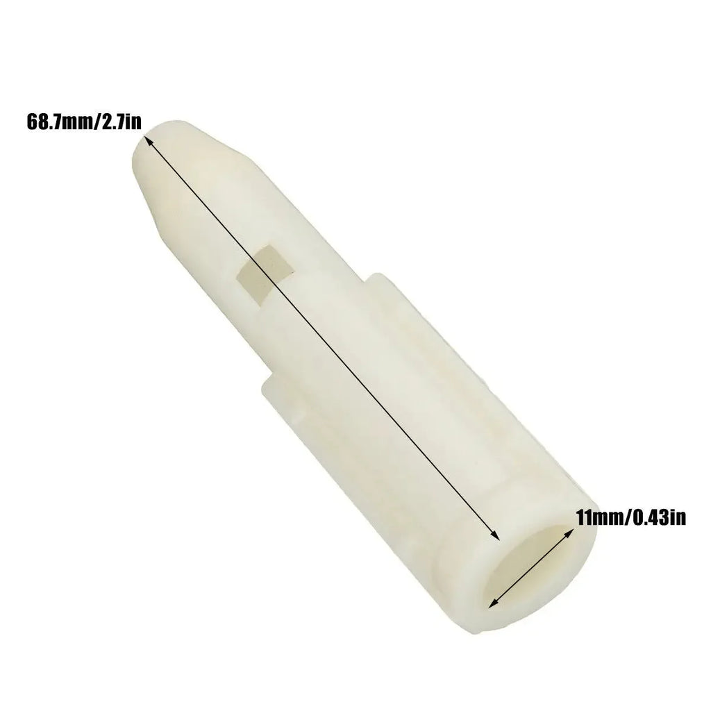 Leather car gear shift head replacement for Peugeot and Citroen models in black and silver.