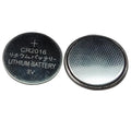 Three 3V button batteries: CR2016, CR2025, and CR2032 models showing size comparison.