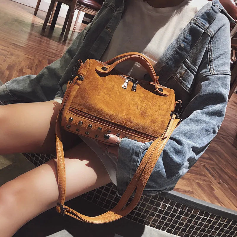 Soft black PU women's casual shoulder tote bag with zipper closure.