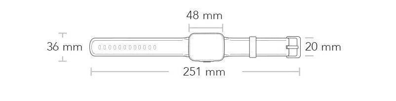 Black waterproof smart bracelet with 1.4 inch screen and silicone strap on a wrist