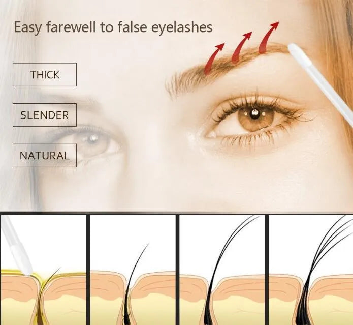 FEG Eyelash Enhancer 30ml bottle, paraben-free serum for lashes and brows, shown with applicator