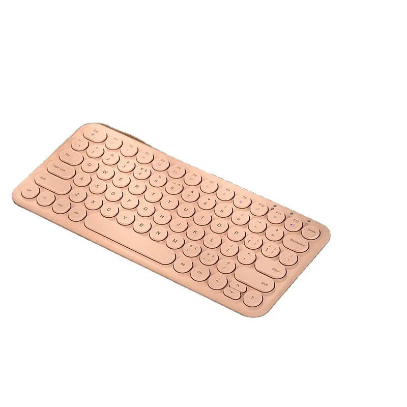 White ultra-thin wireless keyboard and mouse set on a desk.