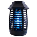Black aromatherapy mosquito lamp for insect control with UV light tube.